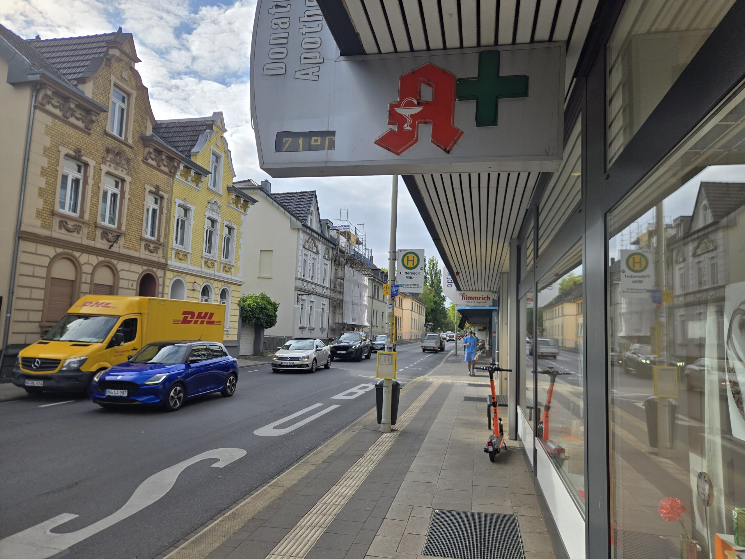 Get off at Plittersdorf Mitte