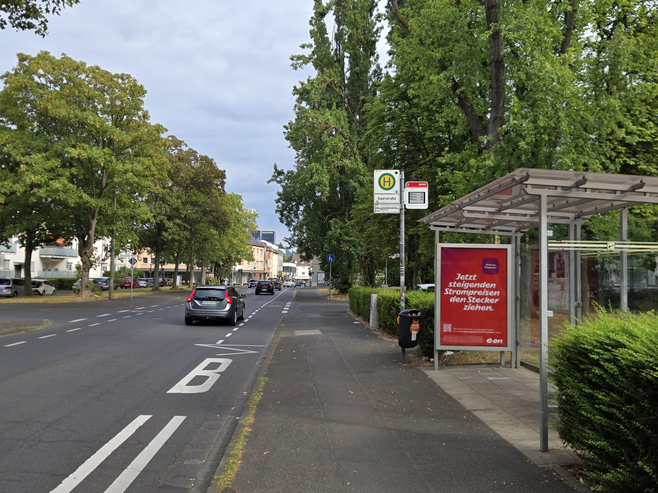 Get off at Saarstraße (Our bus stop)